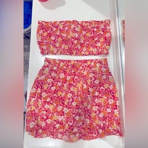 Two piece floral set
